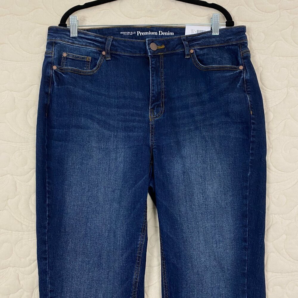 NEW Addition Elle Skinny Blue Jeans Size 18 Regular - Picture 4 of 12